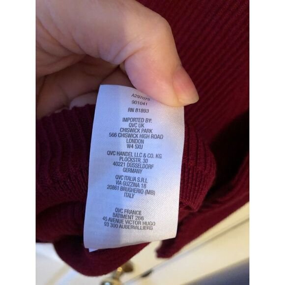 Halston Ribbed Knit Sweater L - Picture 8 of 11